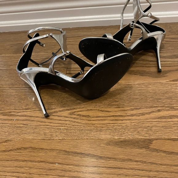 Giuseppe Zanotti Metallic silver heels size 36.5 - Picture 5 of 5